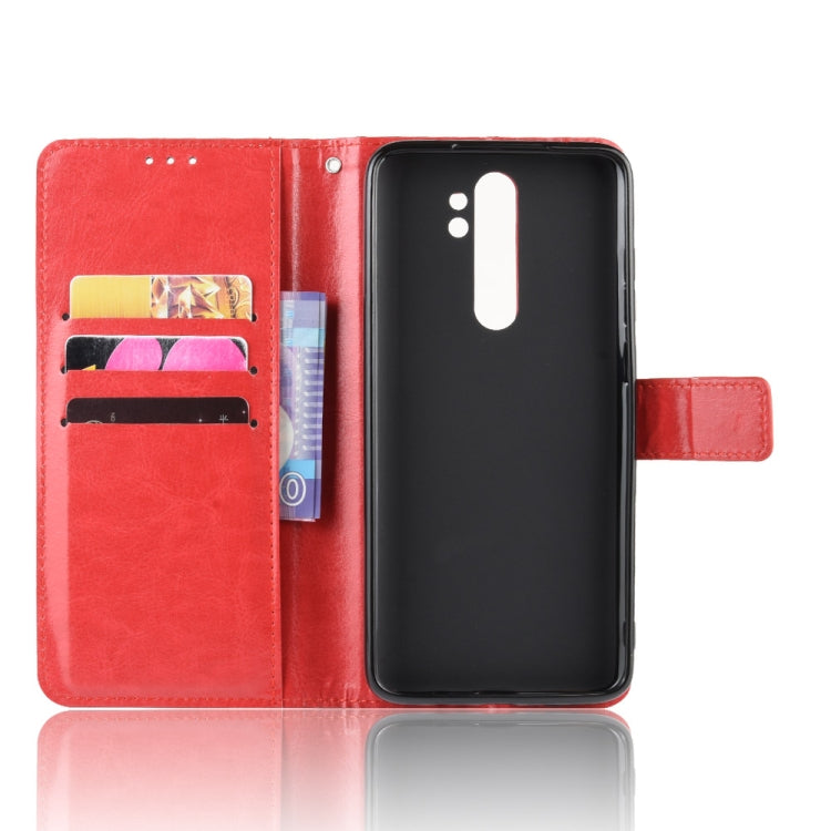 For Xiaomi Redmi Note 8 Pro Retro Crazy Horse Texture Horizontal Flip Leather Case with Holder & Card Slots & Photo Frame