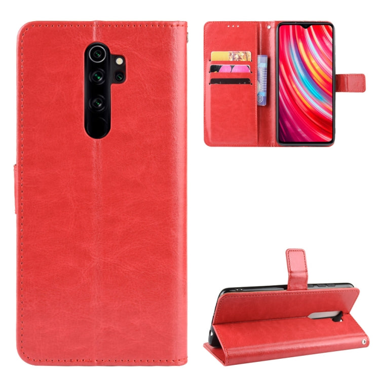 For Xiaomi Redmi Note 8 Pro Retro Crazy Horse Texture Horizontal Flip Leather Case with Holder & Card Slots & Photo Frame