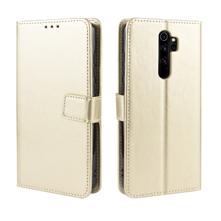 For Xiaomi Redmi Note 8 Pro Retro Crazy Horse Texture Horizontal Flip Leather Case with Holder & Card Slots & Photo Frame