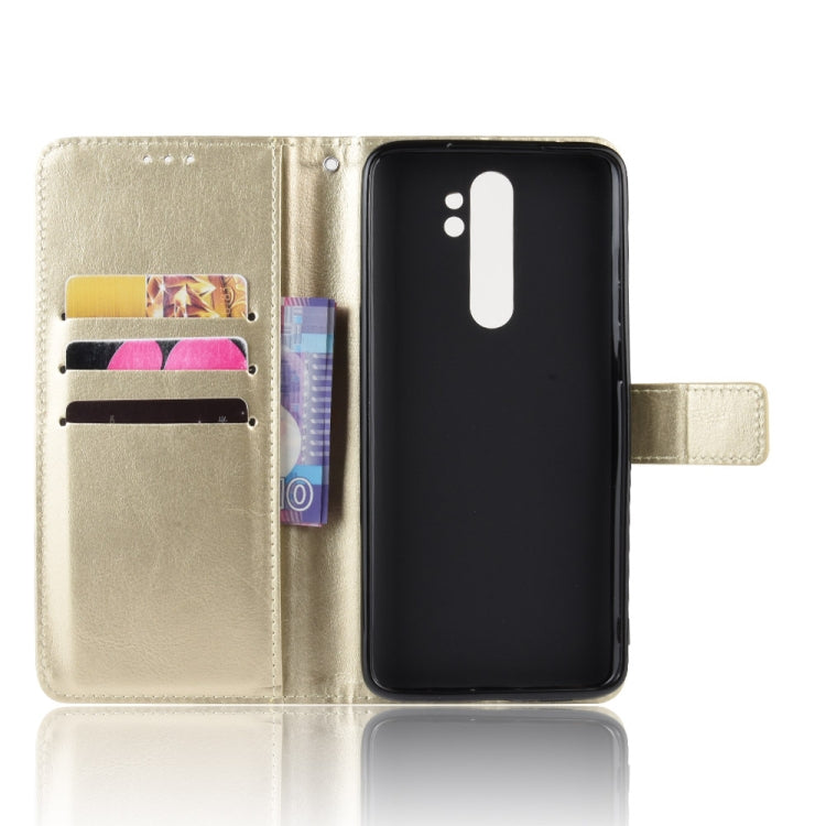 For Xiaomi Redmi Note 8 Pro Retro Crazy Horse Texture Horizontal Flip Leather Case with Holder & Card Slots & Photo Frame