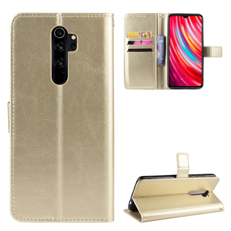 For Xiaomi Redmi Note 8 Pro Retro Crazy Horse Texture Horizontal Flip Leather Case with Holder & Card Slots & Photo Frame