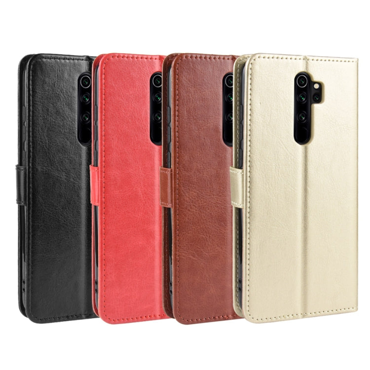 For Xiaomi Redmi Note 8 Pro Retro Crazy Horse Texture Horizontal Flip Leather Case with Holder & Card Slots & Photo Frame