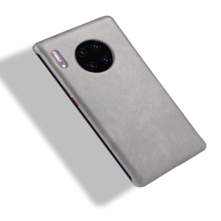 For Huawei Mate 30 Pro Shockproof Litchi Texture PC + PU Case