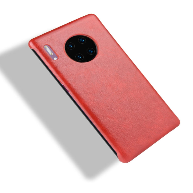 For Huawei Mate 30 Pro Shockproof Litchi Texture PC + PU Case