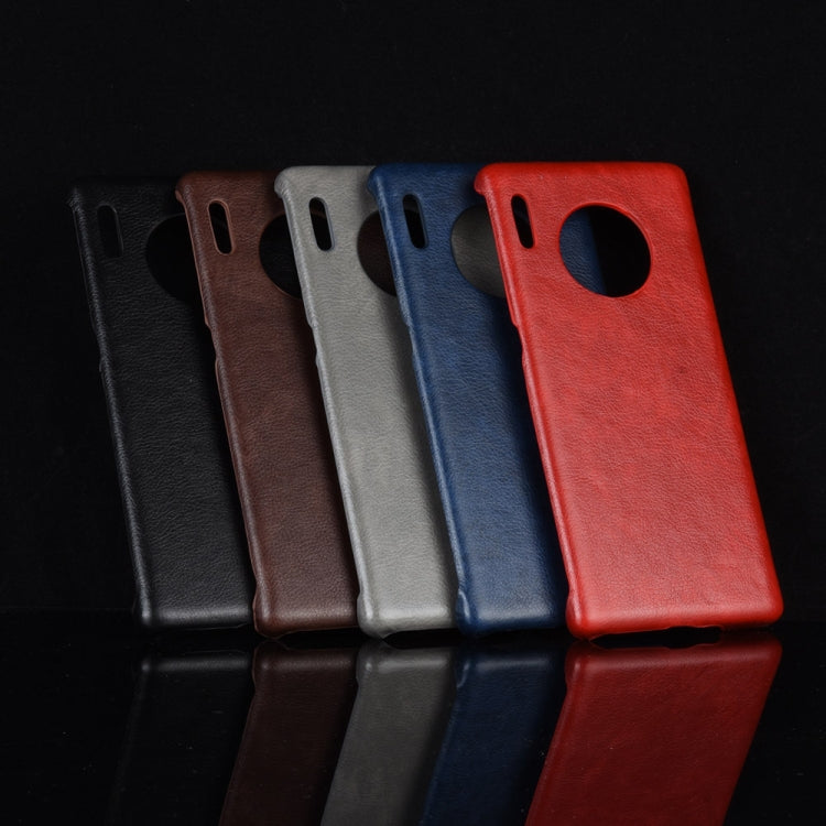 For Huawei Mate 30 Pro Shockproof Litchi Texture PC + PU Case