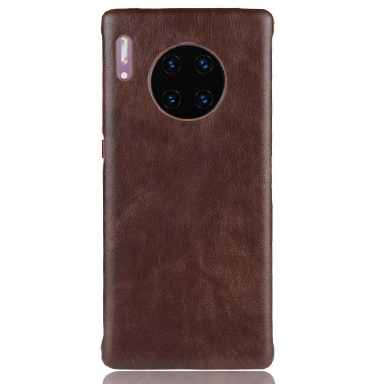 For Huawei Mate 30 Pro Shockproof Litchi Texture PC + PU Case