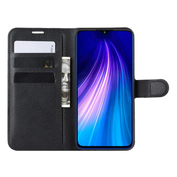 For Xiaomi Redmi Note 8 Litchi Texture Horizontal Flip Leather Case with Wallet & Holder & Card Slots