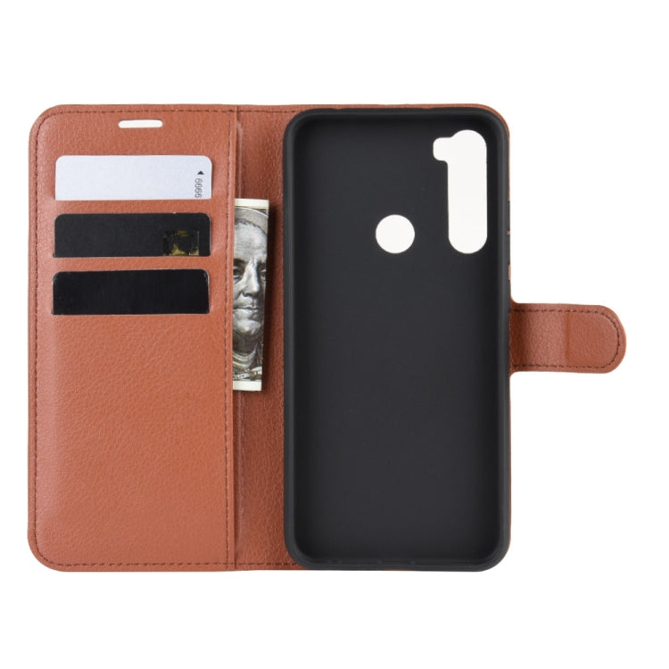 For Xiaomi Redmi Note 8 Litchi Texture Horizontal Flip Leather Case with Wallet & Holder & Card Slots
