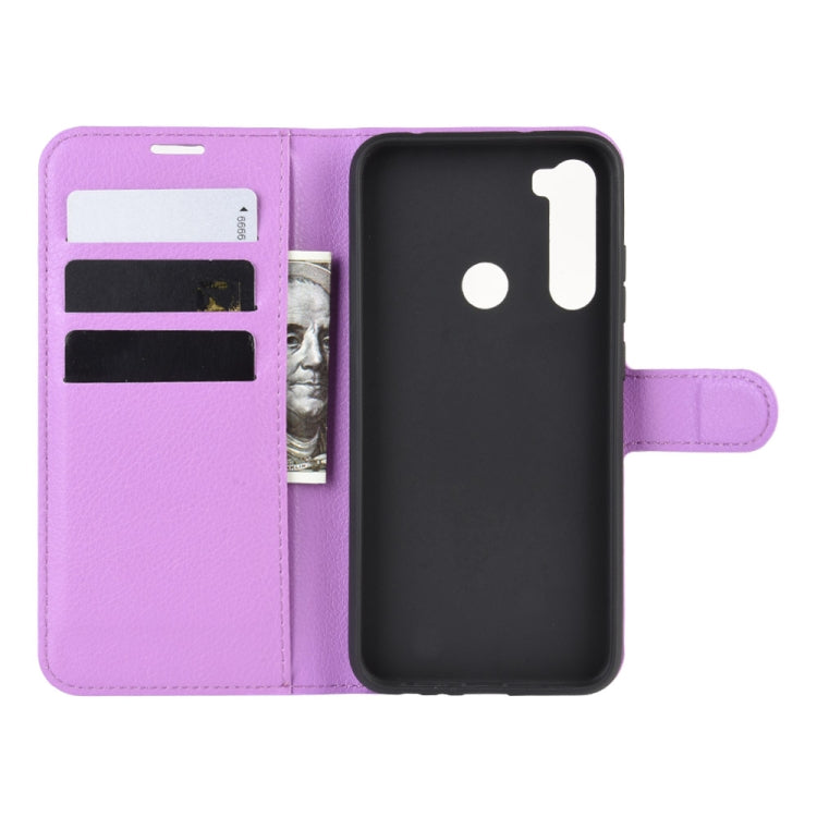For Xiaomi Redmi Note 8 Litchi Texture Horizontal Flip Leather Case with Wallet & Holder & Card Slots