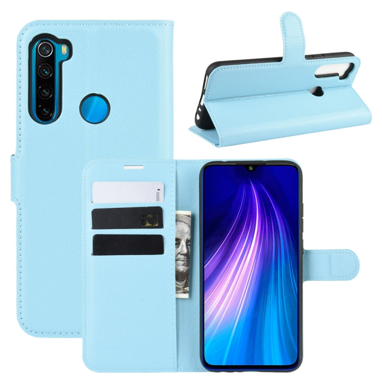 For Xiaomi Redmi Note 8 Litchi Texture Horizontal Flip Leather Case with Wallet & Holder & Card Slots