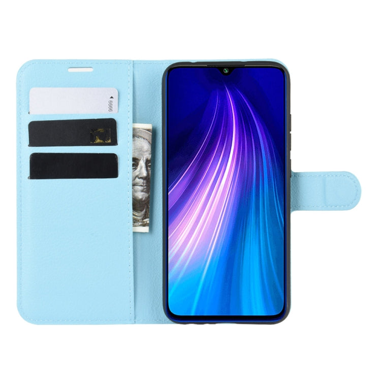 For Xiaomi Redmi Note 8 Litchi Texture Horizontal Flip Leather Case with Wallet & Holder & Card Slots