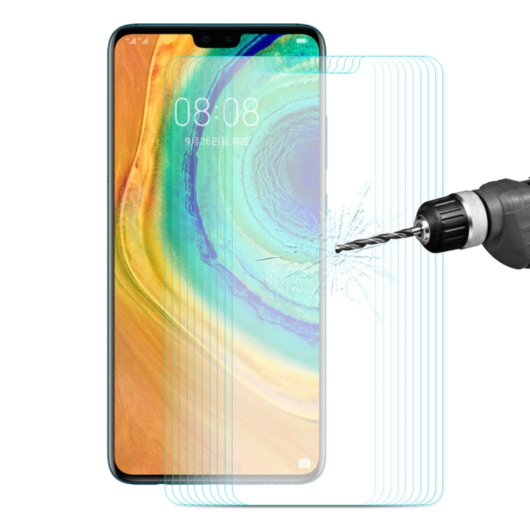 10 PCS ENKAY Hat-prince 0.26mm 9H 2.5D Curved Edge Tempered Glass Film For HUAWEI Mate 30