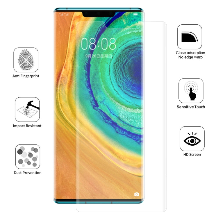 For HUAWEI Mate 30 Pro ENKAY Hat-Prince 0.1mm 3D Full Screen Protector Explosion-proof Hydrogel Film