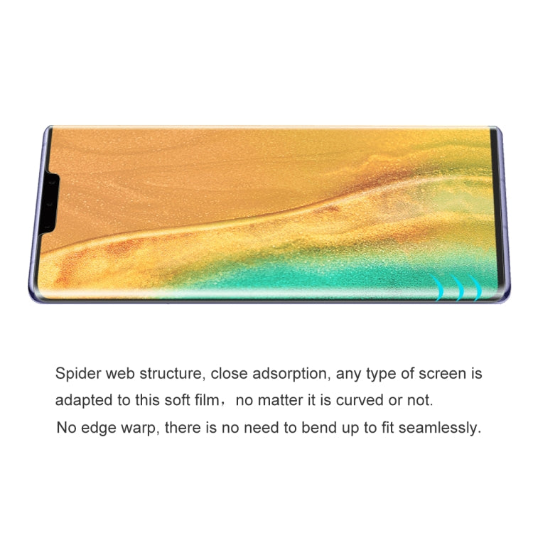 For Huawei Mate 30 Pro 2 PCS ENKAY Hat-Prince 0.1mm 3D Full Screen Protector Explosion-proof Hydrogel Film