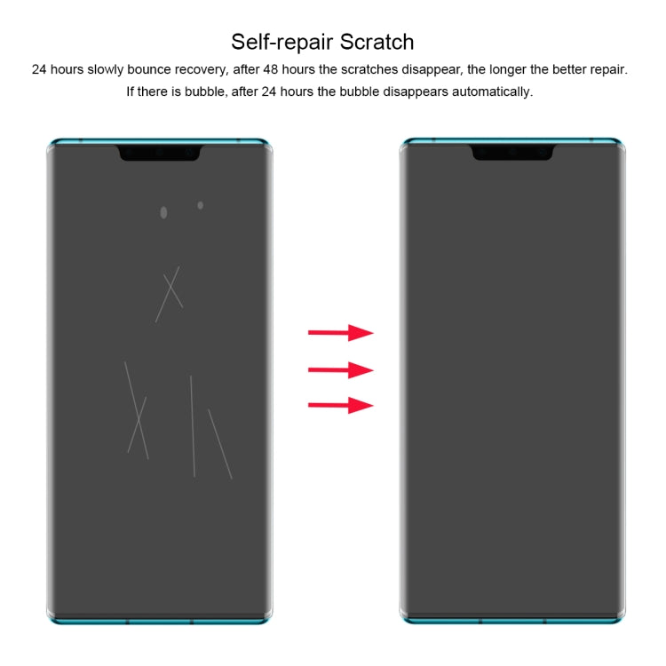 For Huawei Mate 30 Pro 2 PCS ENKAY Hat-Prince 0.1mm 3D Full Screen Protector Explosion-proof Hydrogel Film