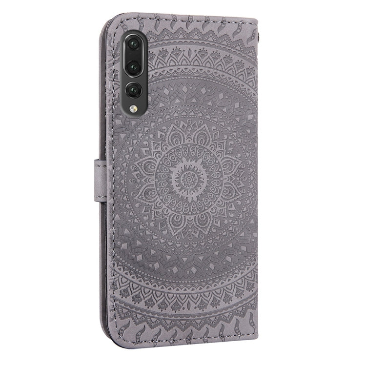 For Huawei P20 Pro Pressed Printing Pattern Horizontal Flip PU Leather Case with Holder & Card Slots & Wallet & & Lanyard
