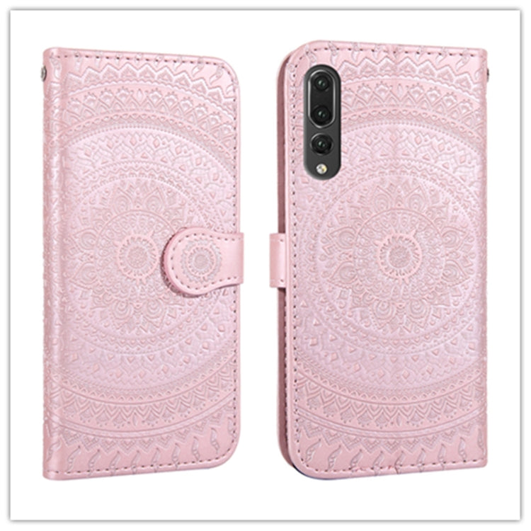 For Huawei P20 Pro Pressed Printing Pattern Horizontal Flip PU Leather Case with Holder & Card Slots & Wallet & & Lanyard