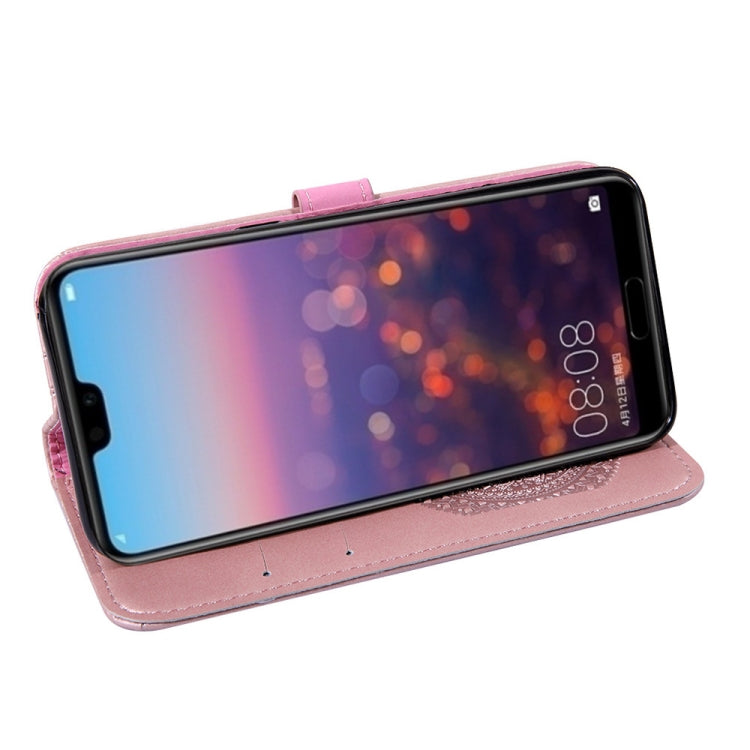 For Huawei P20 Pro Pressed Printing Pattern Horizontal Flip PU Leather Case with Holder & Card Slots & Wallet & & Lanyard