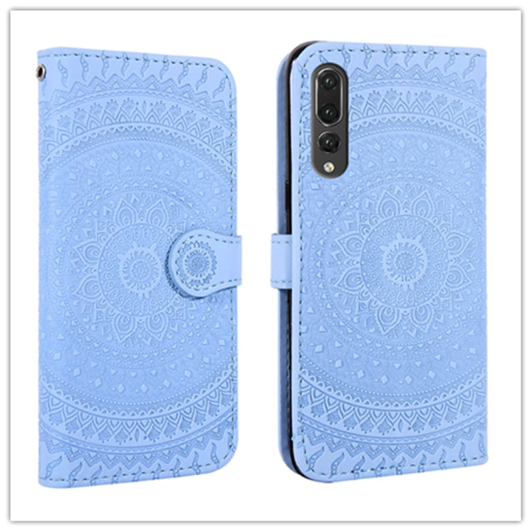 For Huawei P20 Pro Pressed Printing Pattern Horizontal Flip PU Leather Case with Holder & Card Slots & Wallet & & Lanyard