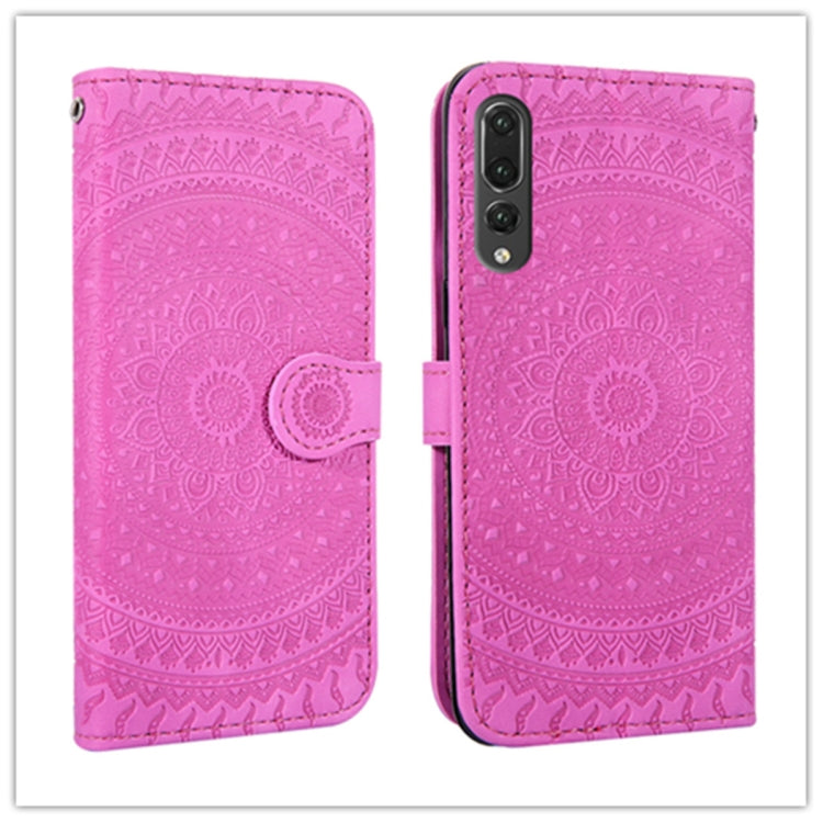 For Huawei P20 Pro Pressed Printing Pattern Horizontal Flip PU Leather Case with Holder & Card Slots & Wallet & & Lanyard