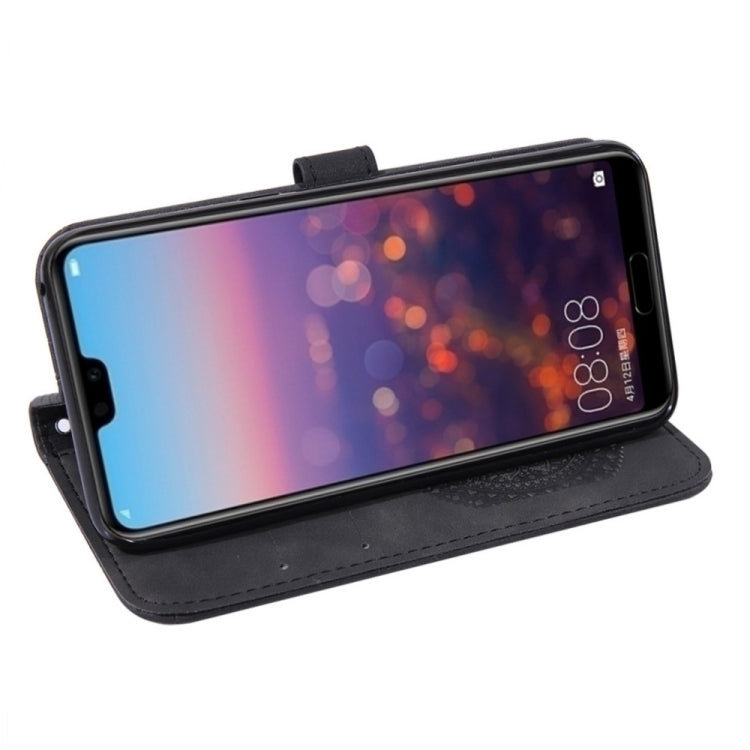 For Huawei P20 Pro Pressed Printing Pattern Horizontal Flip PU Leather Case with Holder & Card Slots & Wallet & & Lanyard