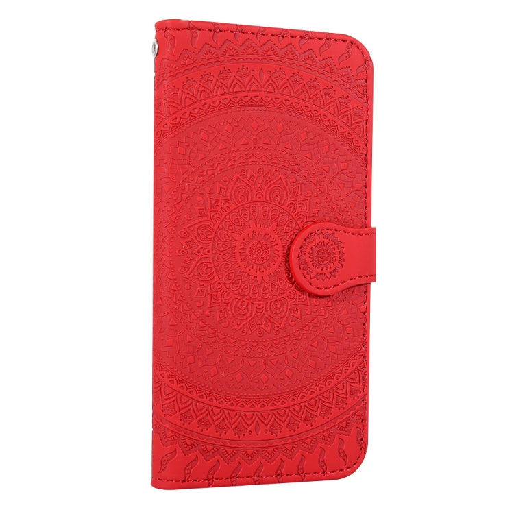 For Huawei Y6 2019 Pressed Printing Pattern Horizontal Flip PU Leather Case with Holder & Card Slots & Wallet & & Lanyard