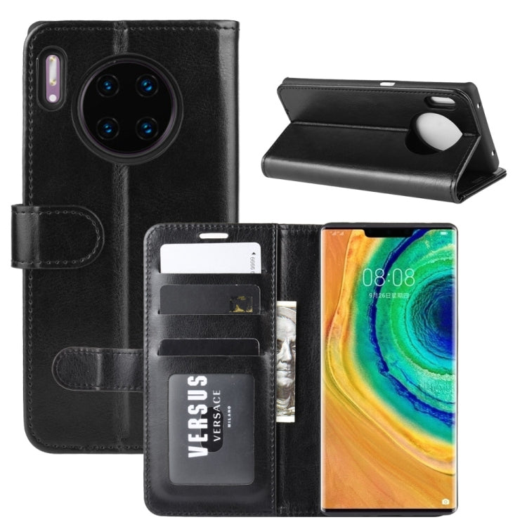 For Huawei Mate 30 Pro R64 Texture Single Fold Horizontal Flip Leather Case with Holder & Card Slots & Wallet