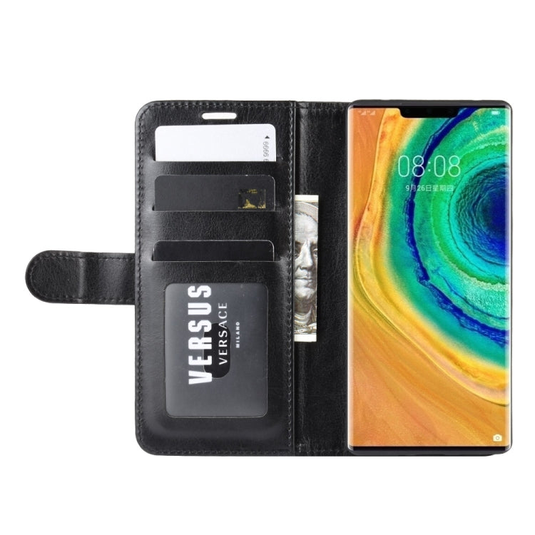 For Huawei Mate 30 Pro R64 Texture Single Fold Horizontal Flip Leather Case with Holder & Card Slots & Wallet