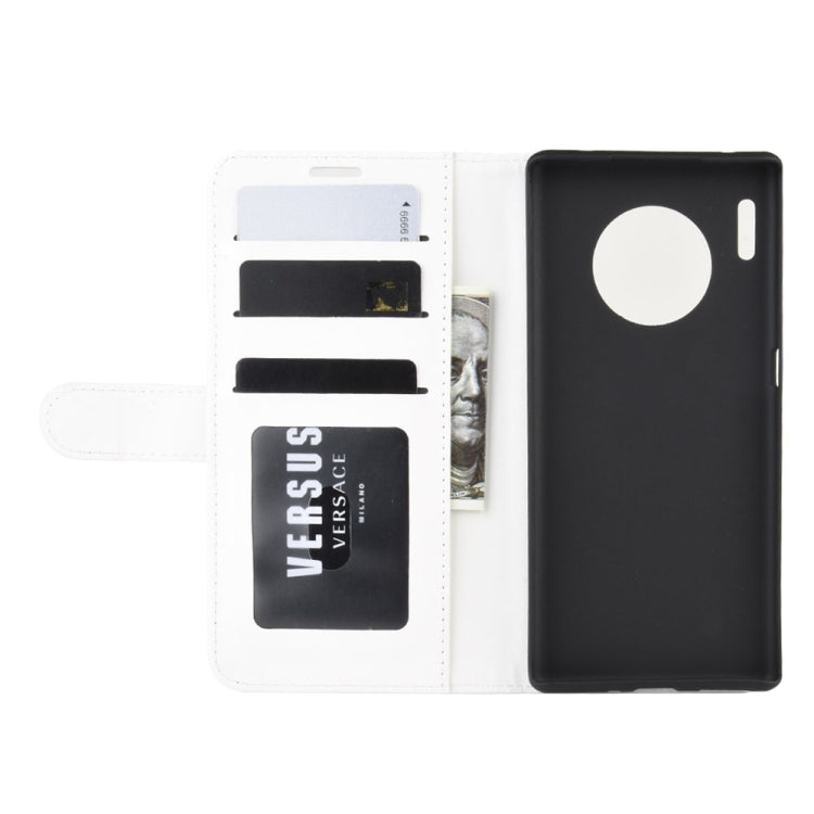 For Huawei Mate 30 Pro R64 Texture Single Fold Horizontal Flip Leather Case with Holder & Card Slots & Wallet