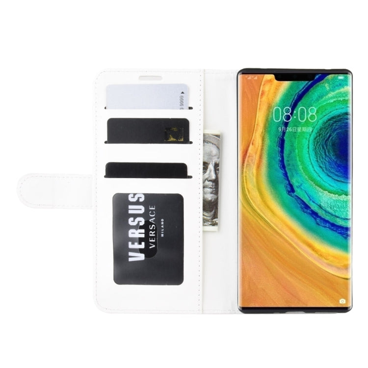For Huawei Mate 30 Pro R64 Texture Single Fold Horizontal Flip Leather Case with Holder & Card Slots & Wallet