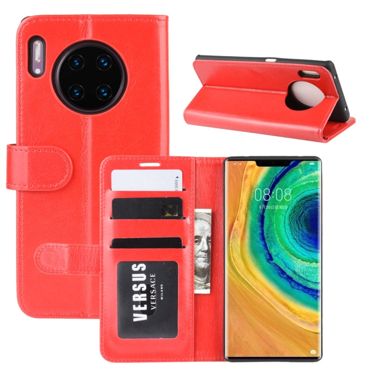 For Huawei Mate 30 Pro R64 Texture Single Fold Horizontal Flip Leather Case with Holder & Card Slots & Wallet