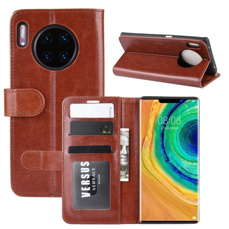 For Huawei Mate 30 Pro R64 Texture Single Fold Horizontal Flip Leather Case with Holder & Card Slots & Wallet