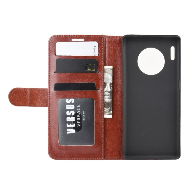For Huawei Mate 30 Pro R64 Texture Single Fold Horizontal Flip Leather Case with Holder & Card Slots & Wallet