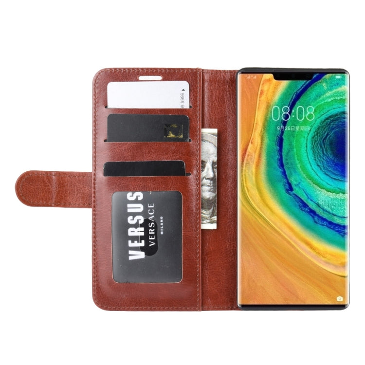 For Huawei Mate 30 Pro R64 Texture Single Fold Horizontal Flip Leather Case with Holder & Card Slots & Wallet