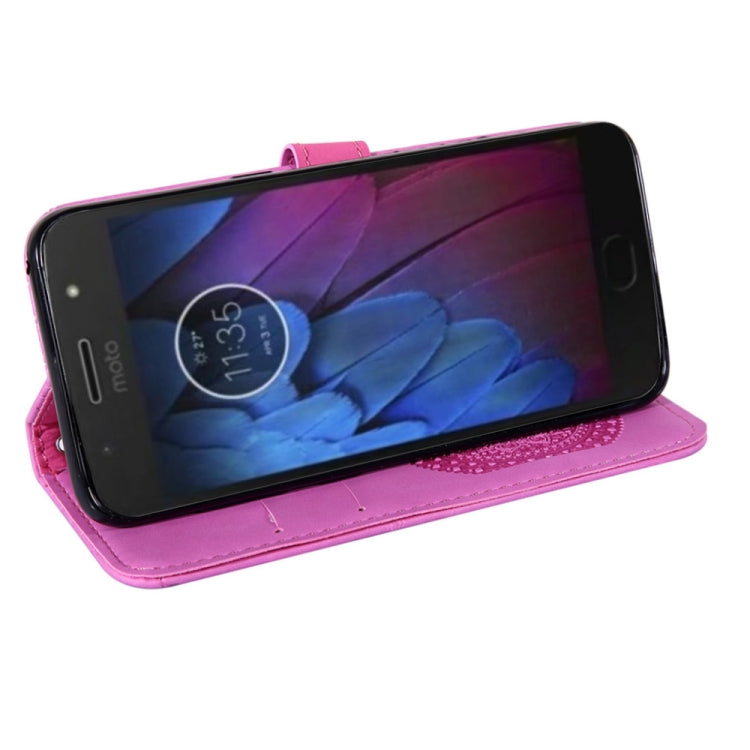 For Motorola Moto E5 Play Pressed Printing Pattern Horizontal Flip PU Leather Case with Holder & Card Slots & Wallet & & Lanyard