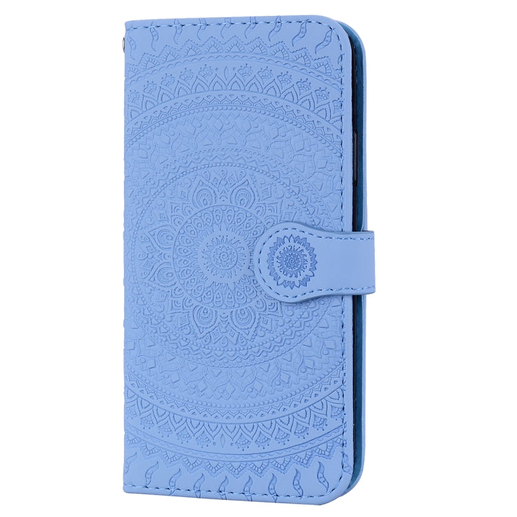 For Sony Xperia XZ3 Pressed Printing Pattern Horizontal Flip PU Leather Case with Holder & Card Slots & Wallet & & Lanyard