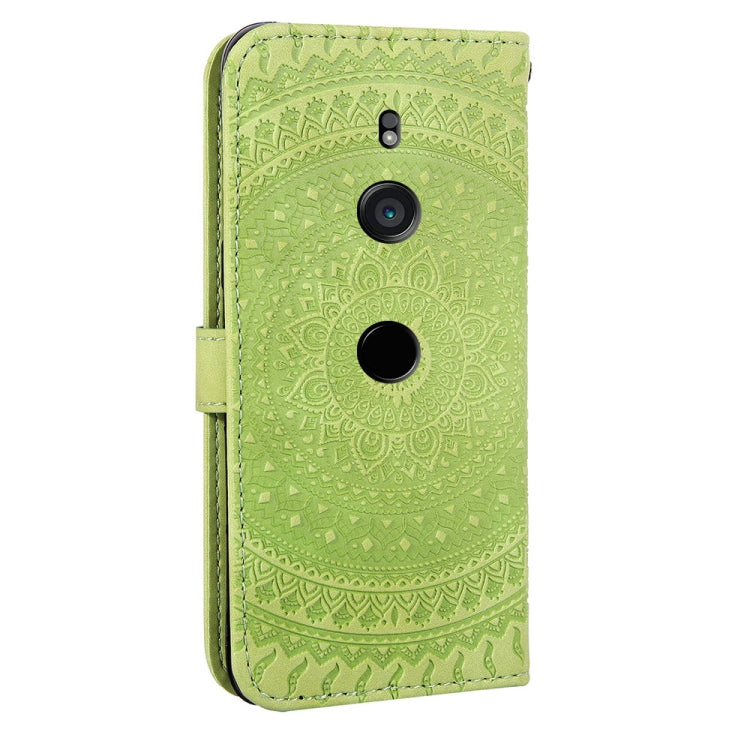 For Sony Xperia XZ3 Pressed Printing Pattern Horizontal Flip PU Leather Case with Holder & Card Slots & Wallet & & Lanyard