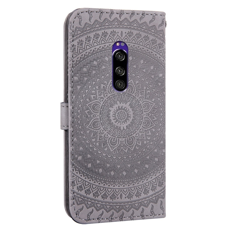 For Sony Xperia XZ4 Pressed Printing Pattern Horizontal Flip PU Leather Case with Holder & Card Slots & Wallet & & Lanyard