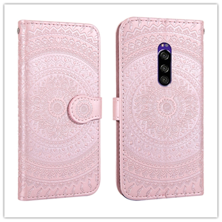 For Sony Xperia XZ4 Pressed Printing Pattern Horizontal Flip PU Leather Case with Holder & Card Slots & Wallet & & Lanyard