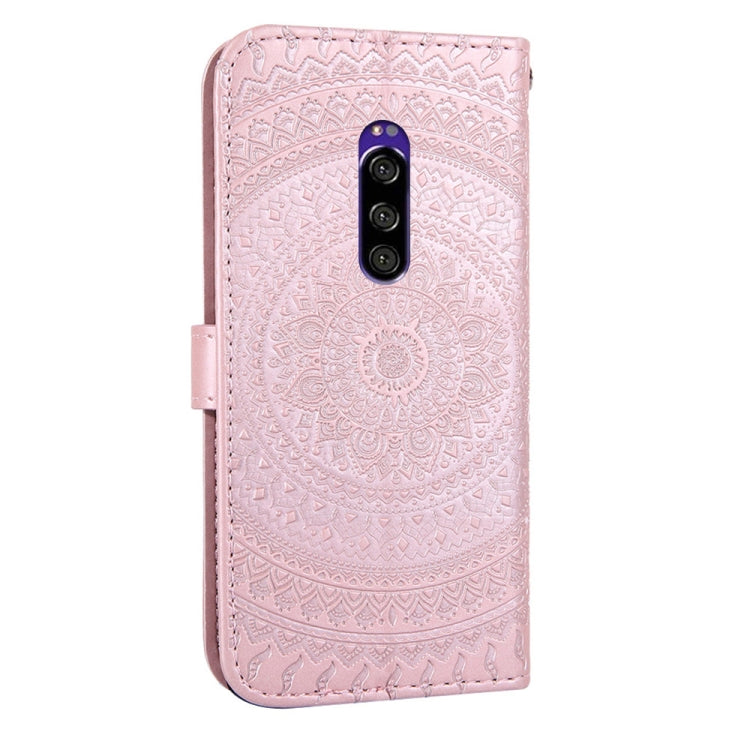 For Sony Xperia XZ4 Pressed Printing Pattern Horizontal Flip PU Leather Case with Holder & Card Slots & Wallet & & Lanyard