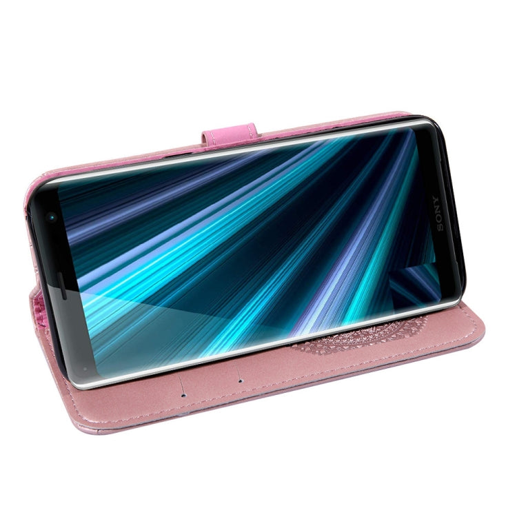 For Sony Xperia XZ4 Pressed Printing Pattern Horizontal Flip PU Leather Case with Holder & Card Slots & Wallet & & Lanyard