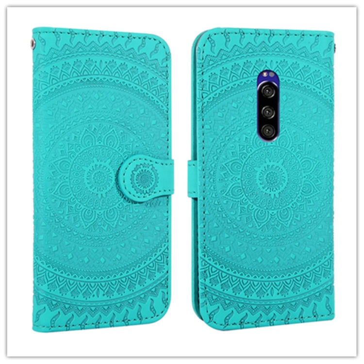 For Sony Xperia XZ4 Pressed Printing Pattern Horizontal Flip PU Leather Case with Holder & Card Slots & Wallet & & Lanyard