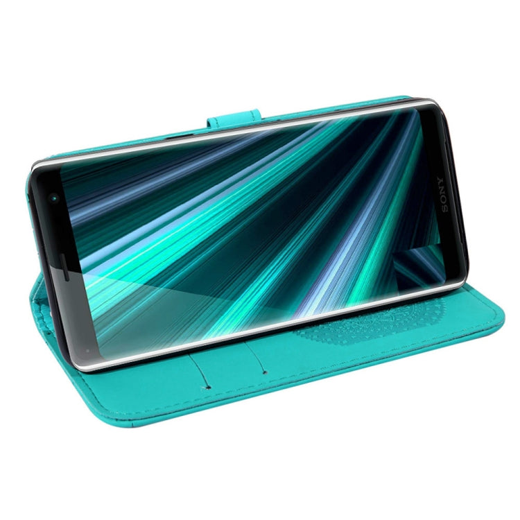 For Sony Xperia XZ4 Pressed Printing Pattern Horizontal Flip PU Leather Case with Holder & Card Slots & Wallet & & Lanyard