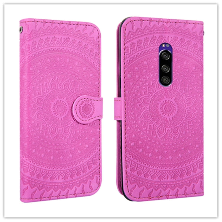 For Sony Xperia XZ4 Pressed Printing Pattern Horizontal Flip PU Leather Case with Holder & Card Slots & Wallet & & Lanyard