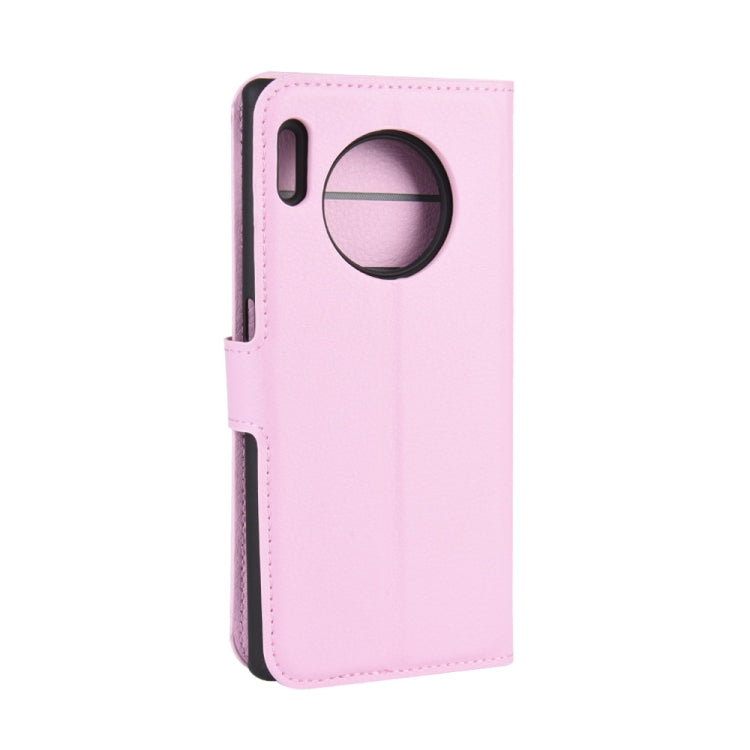 For Huawei Mate 30 Pro Litchi Texture Horizontal Flip Leather Case with Wallet & Holder & Card Slots