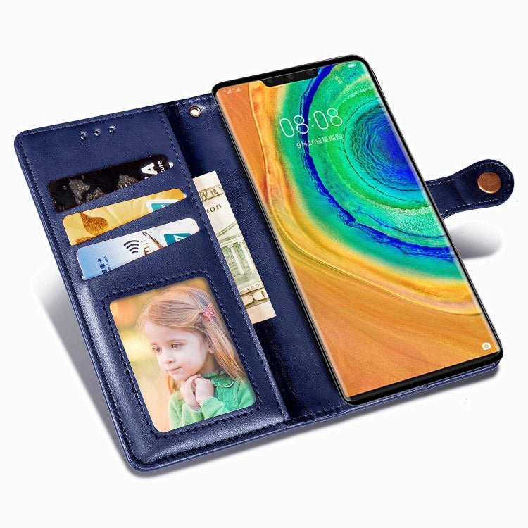 For HUAWEI Mate 30 Pro Hat-Prince Litchi Texture Horizontal Flip Leather Case with Card Slots