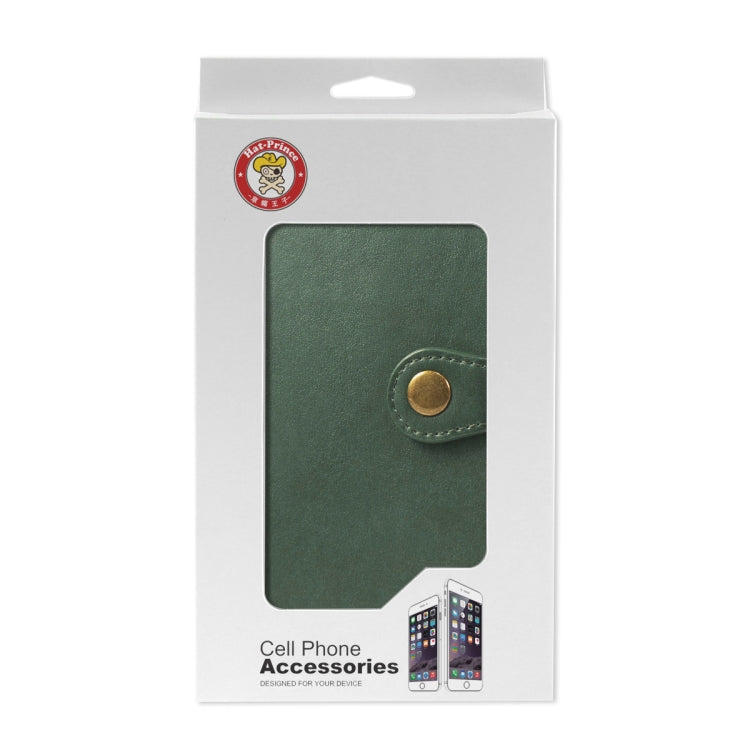 For Huawei Mate 30 Hat-Prince Litchi Texture Horizontal Flip Leather Case with Card Slots Green