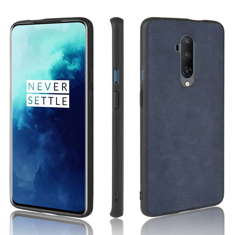 For OnePlus 7T PRO Shockproof Sheep Skin PC + PU + TPU Case(Blus)