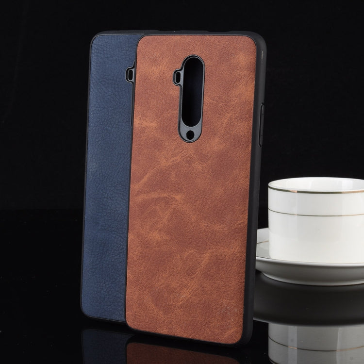 For OnePlus 7T PRO Shockproof Sheep Skin PC + PU + TPU Case(Blus)
