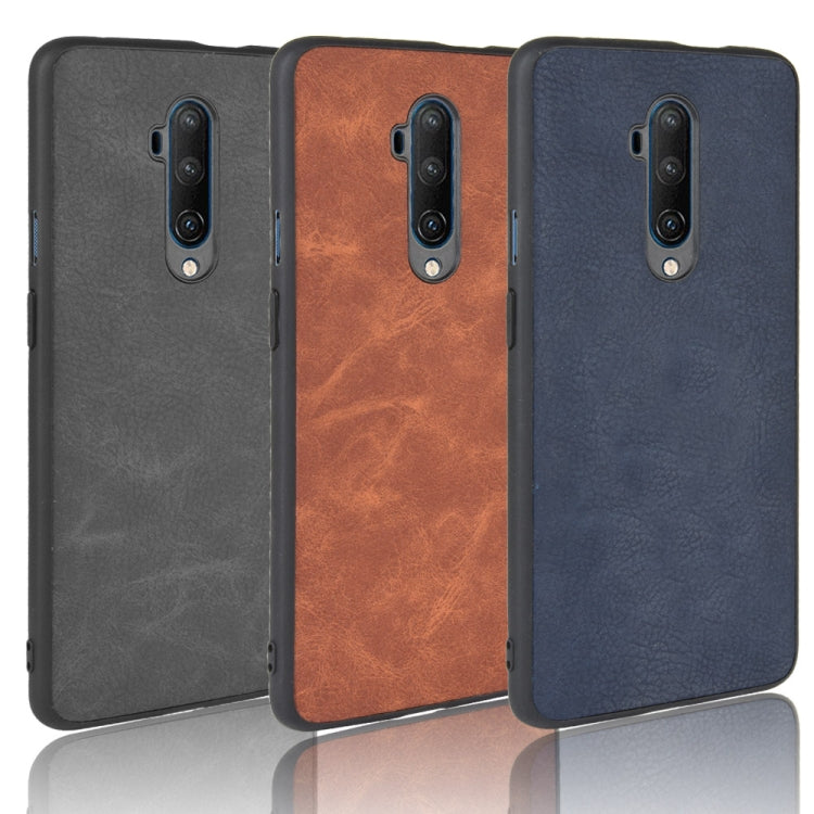 For OnePlus 7T PRO Shockproof Sheep Skin PC + PU + TPU Case(Blus)